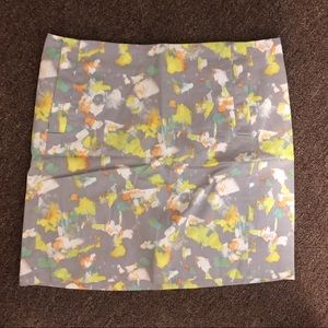 J.Crew Size 0 Multi-colored patterned Mini Skirt